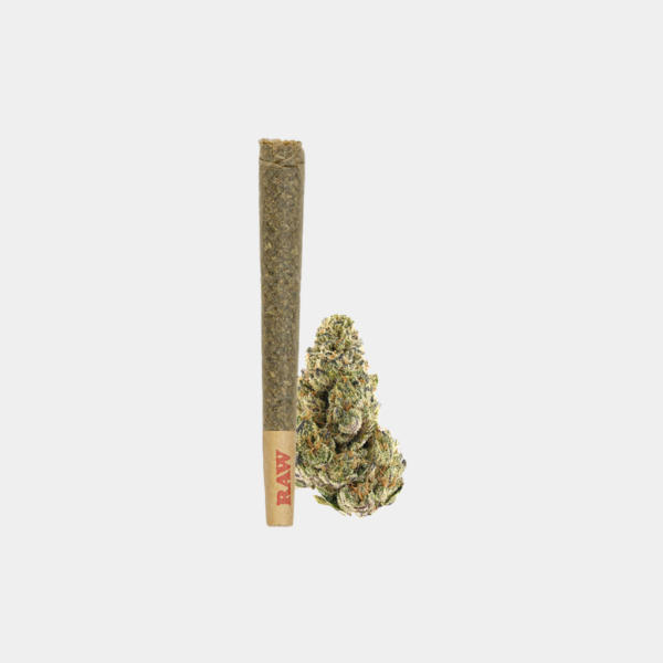 - Black Ice THCa Flower Pre-Roll , offering smooth and sweet pine flavor. Rolled up for convenient smoking. Perfect for sharing.