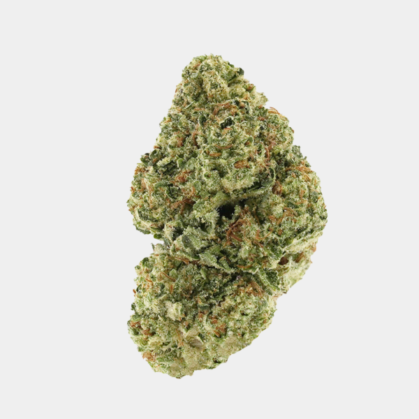 BOOM S’mores Premium THCa flower, dense vibrant green buds with sweet and creamy aroma